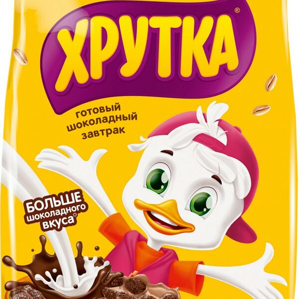 Готовый завтрак Хрутка шоколадный обогащенный кальцием