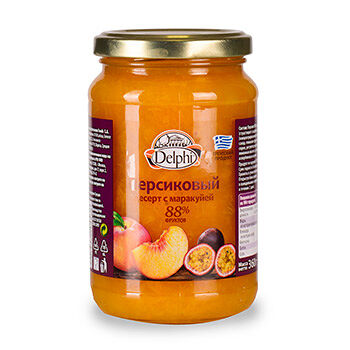 Десерт персиковый Delphi с маракуйей