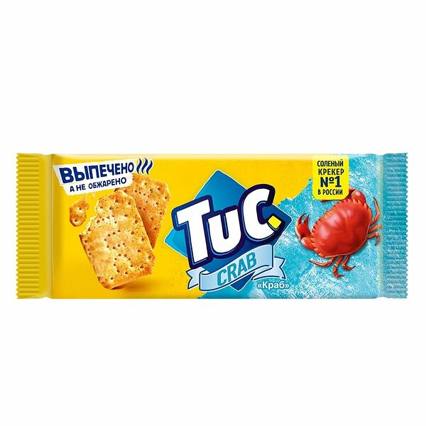 Крекер TUC со вкусом краба, 100 г