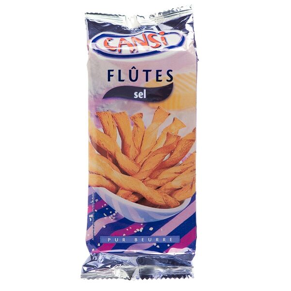 Палочки Cansi Flutes Sel слоеные воздушные с солью