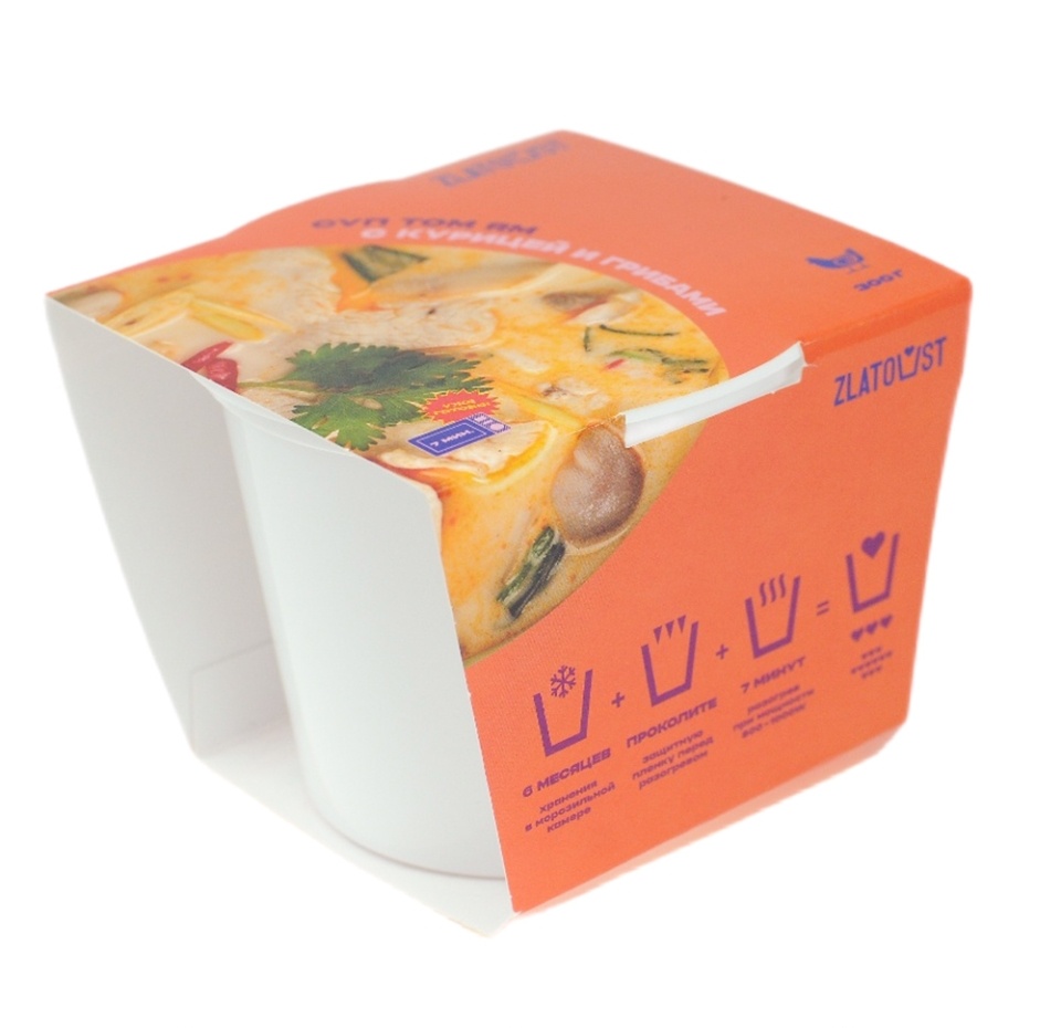 

Том Ям Zlatoust с курицей и грибами 300г, Россия