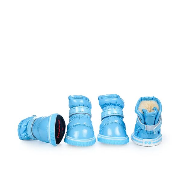 Ботинки-дутики для собак XS голубой (унисекс)