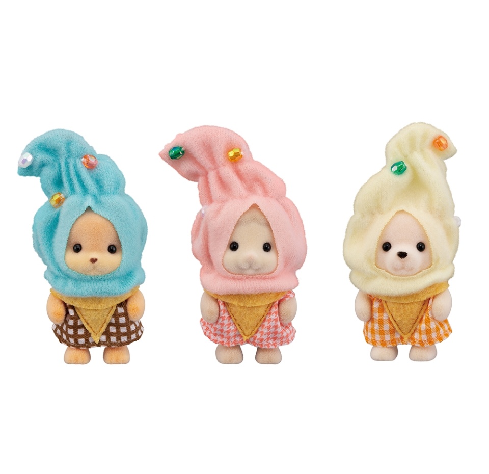 

Игровой набор Sylvanian Families «Малыши в костюмах мороженого»