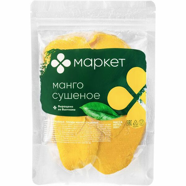 Манго Маркет сушеное 200г