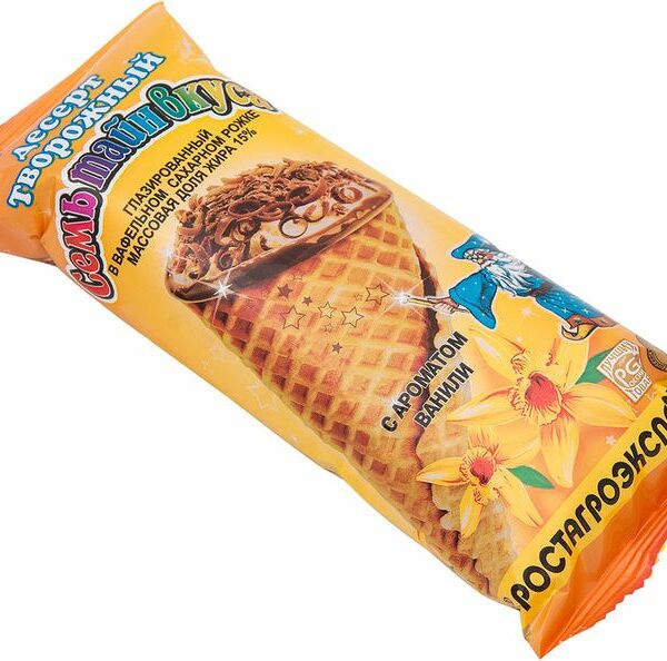 Десерт творожный Семь тайн вкуса с ароматов ванили 15%