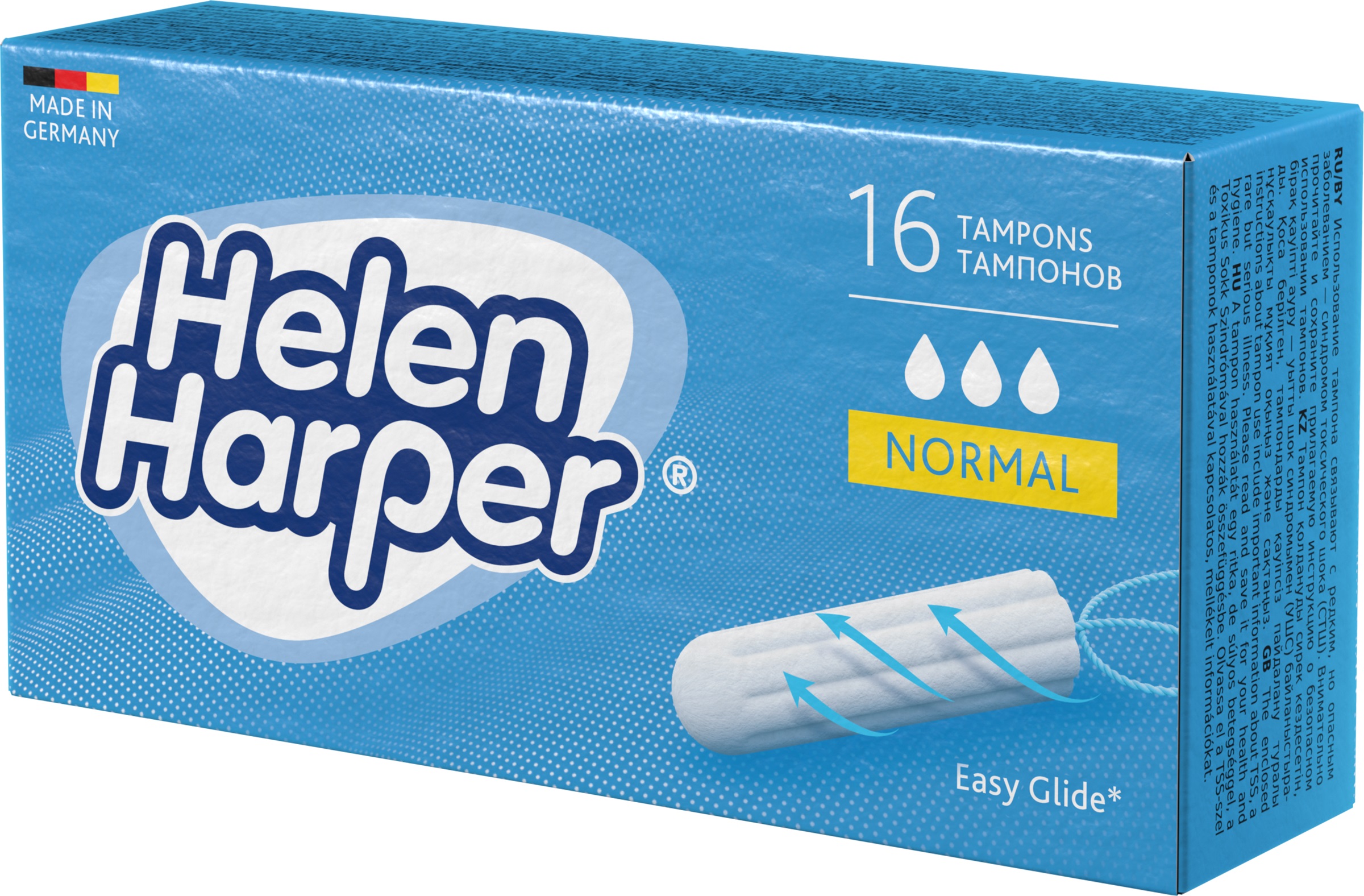 

Тампоны Helen Harper Normal безаппликаторные 16 шт.