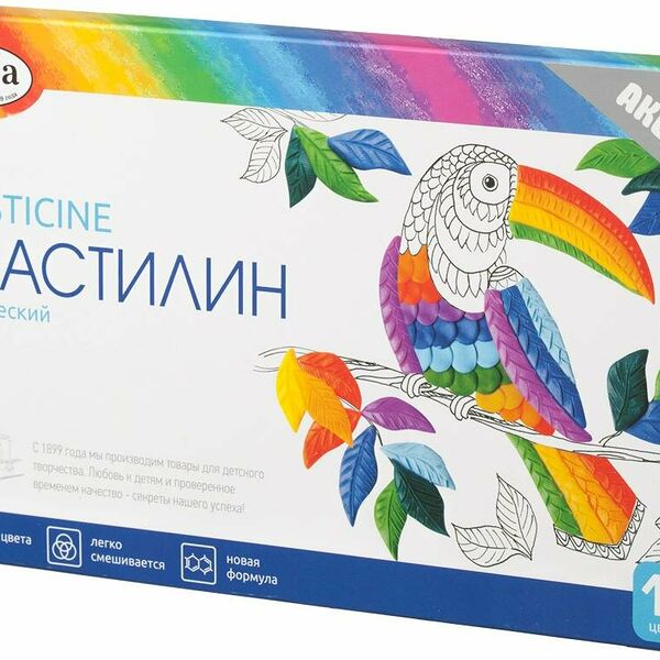 Пластилин Гамма Классический, 18 цветов