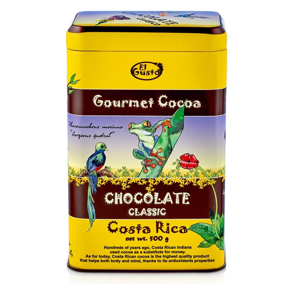 

Какао El Gusto gourmet cocoa chocolate classic Коста Рика 500 г