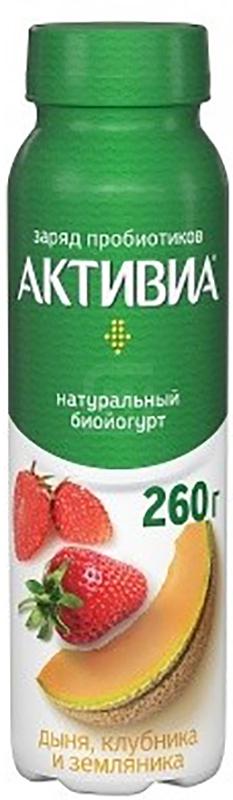 

Биойогурт Активиа питьевой дыня-клубника-земляника 1.5%