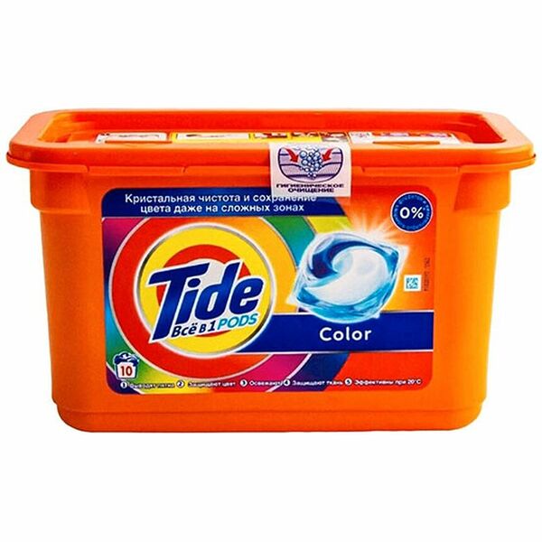 Капсулы для стирки Tide Color, 10х22.8г