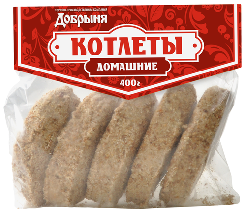 

Котлеты ДОБРЫНЯ Домашние, 400г
