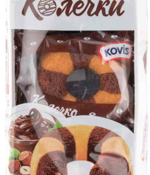 Колечки сдобные Kovis с шоколадно-ореховым кремом