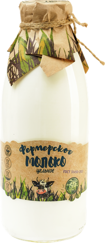 

Молоко пастеризованное ТМ ФЕРМЕРСКОЕ 3,6–4,3%, без змж, 750мл