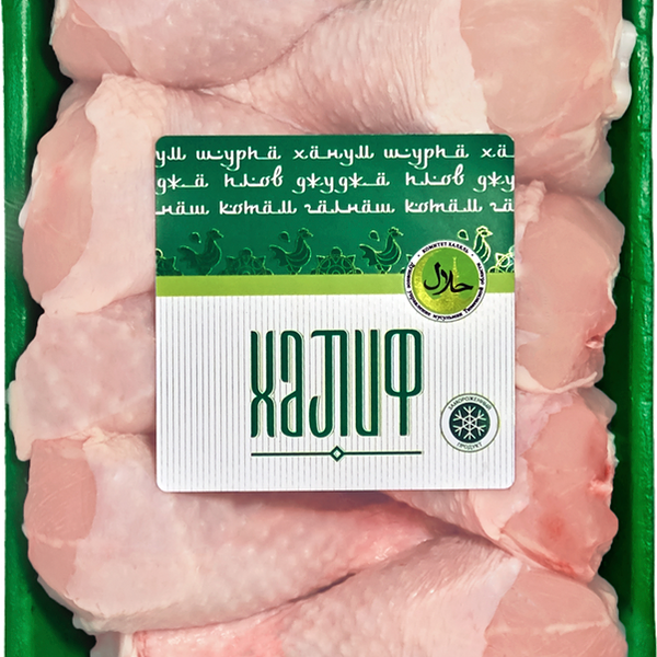 Голень куриная ХАЛИФ Халяль охл. подложка вес до 1.4 кг