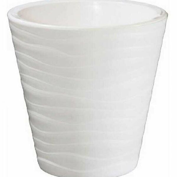 Горшок Валенсия белый Ø15,5 см, 16 см ТМ Пласт Авеню