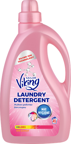 

Средство жидкое для стирки S.VIKING For colors, 2.7 л