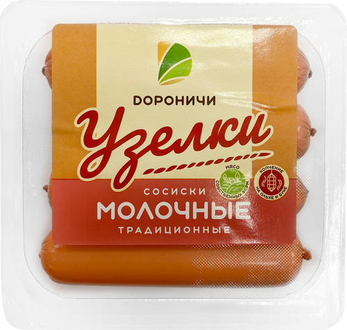 

Сосиски ДОРОНИЧИ Молочные Традиционные, 380г