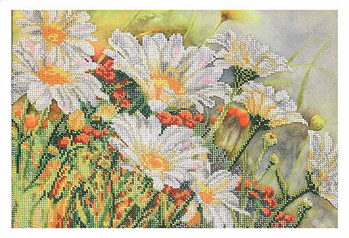 В245 Набор для вышивания бисером Кроше 'Первый луч'27х37 см