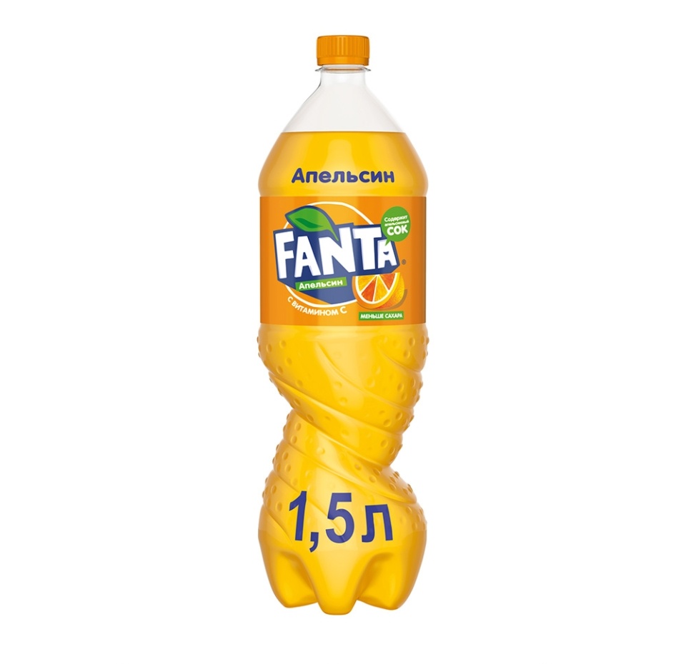 

Напиток газированный Fanta Апельсин без сахара 1.5 л
