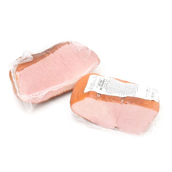 Ветчина по-европейски к/в порц в/у прод из свин мясн мякотн вес Пинский МК