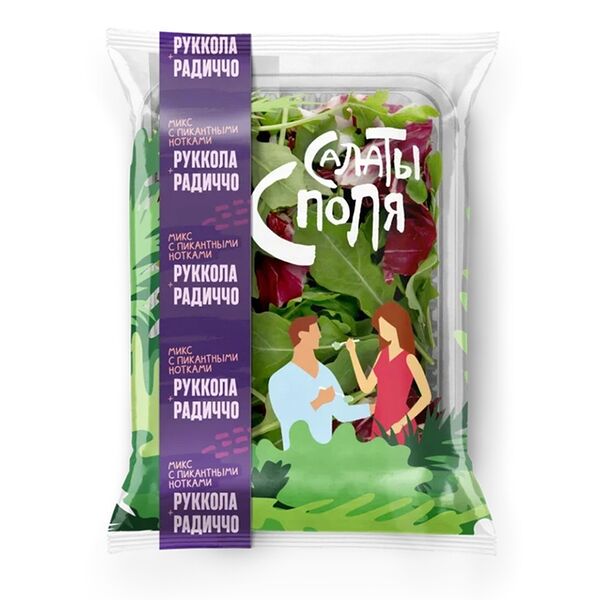Салатная смесь Руккола, радиччо Белая Дача, 125 г