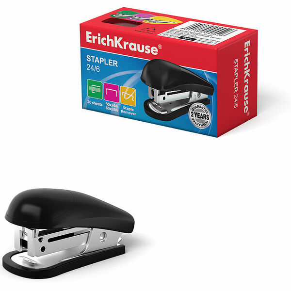 Степлер Compact (Компакт) №24/6 на 20 л ТМ Erich Krause (Эрих Крауз)