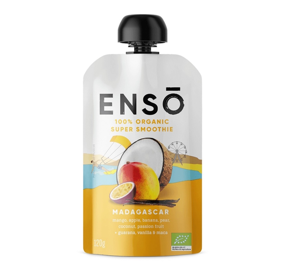 

Смузи фруктовое Enso Madagascar с экстрактом кокоса, гуараны и корня мака 120 гр