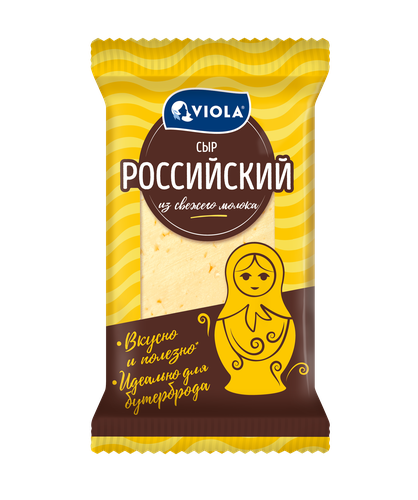 

Сыр VIOLA Российский 50%, без змж, 220г