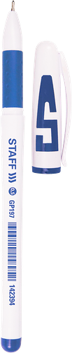 Ручка гелевая STAFF Manager GP-197, синий, Арт. 142394