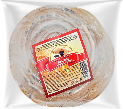 

Булочка ИП Доровских Лакомка, с маковой начинкой 100 г