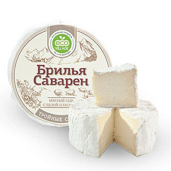 Сыр Брилья саварен тройные сливки 50% Еco Villagе весовой, Россия