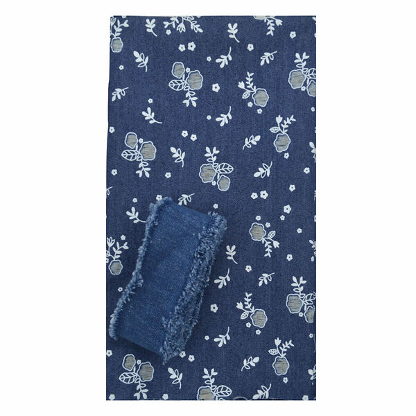 29390 Набор для творчества 'Ткань джинсовая с тесьмой ' (25997/25345: 48*50см/ 1,5м), цв. т.синий