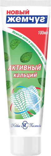 

Зубная паста Новый жемчуг Комплекс легкий аромат мяты 100 мл