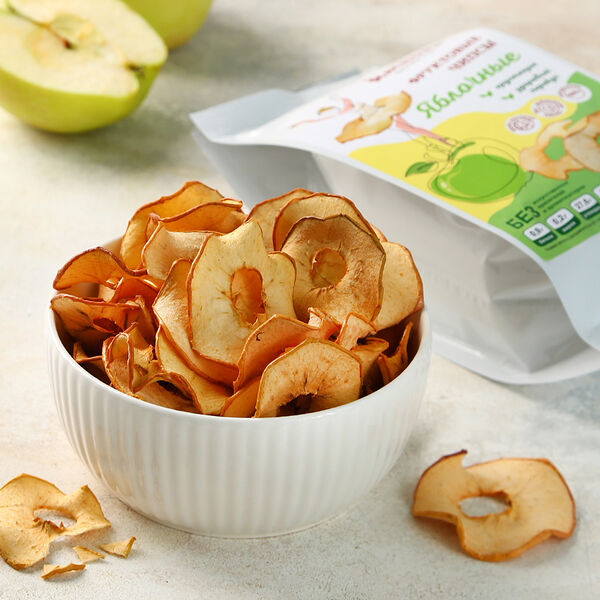 Чипсы фруктовые натуральные из яблок МясновЪ Буфет от КуулКлевер