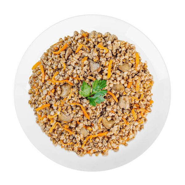 Гречка с куриной печенью и овощами Шеф Перекрёсток, 250 г