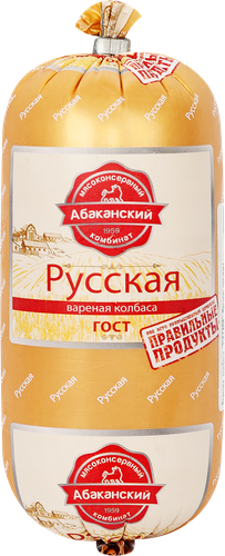 

Колбаса вареная МКК Абаканский Русская, категория Б 400 г