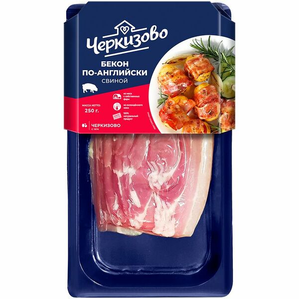 Бекон Черкизово бекон по-английски свиной охлажденный 250г