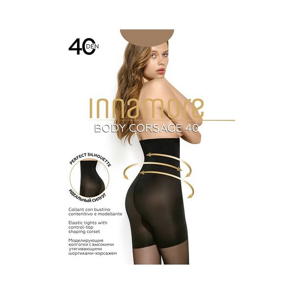 Женские колготки Innamore Body Corsage 40den Daino 2 размер