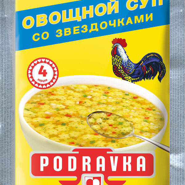 Суп овощной Podravka со звёздочками