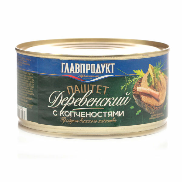 Паштет Деревенский с копченостями ТМ Главпродукт