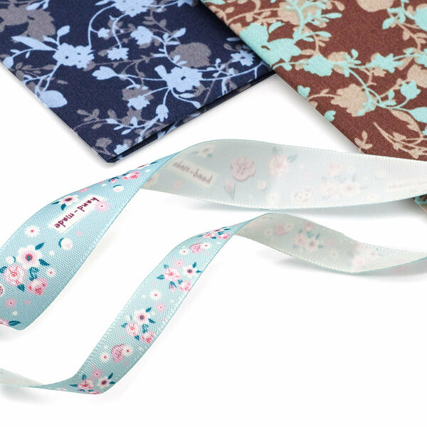 29299 Набор для творчеста Цветы-24 'Ткань с лентой' (2шт. 24*2 шт.757:х/б 48*50см*1м+1м), кор./син.