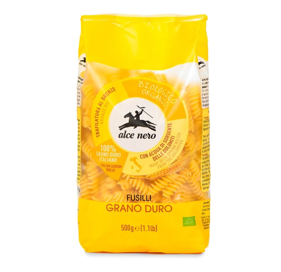 

Макароны Alce Nero Fusilli из твёрдых сортов пшеницы