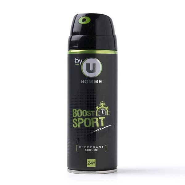 Дезодорант-спрей U для мужчин Boost Sport By невидимая защита 24 часа, 200мл, Франция