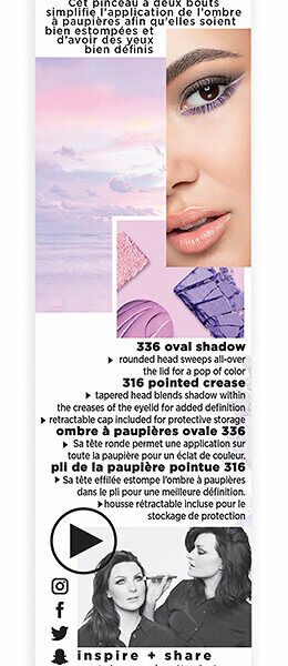 REAL TECHNIQUES Кисть для теней двусторонняя Dual Ended Blend + Define Brush