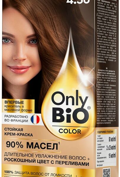 Краска для волос Only Bio Color тон 4.36 Мокко 115мл