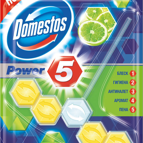 Блок для очищения унитаза Domestos 