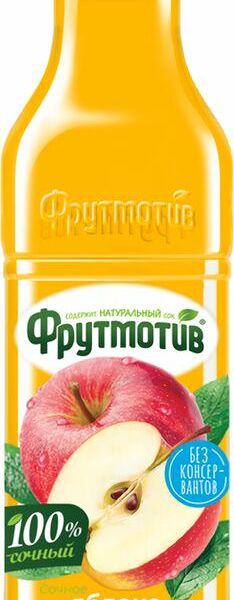 Напиток сокосодержащий Фрутмотив Яблоко, 1.5 л