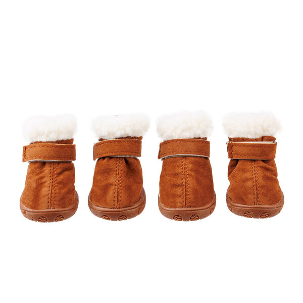 Ботинки замша коричневые 5