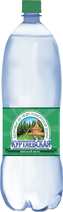 

Вода минеральная Куртяевская Мягкий вкус лечебно-столовая газированная 1.5 л