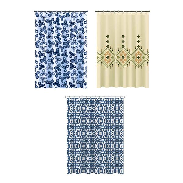 Vetta шторка для ванной, пева, 180x200см, 